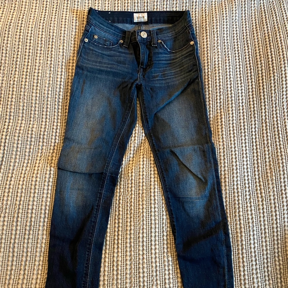 Hudson Krista skinny crop with raw hem